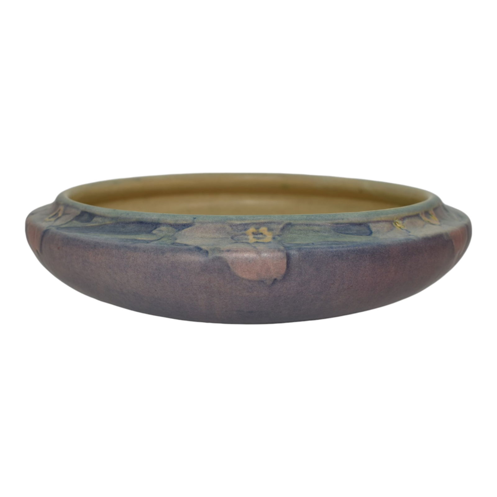 Newcomb College 1919 Vintage Arts and Crafts Pottery Floral Ceramic Bowl Irvine (1 of 6)