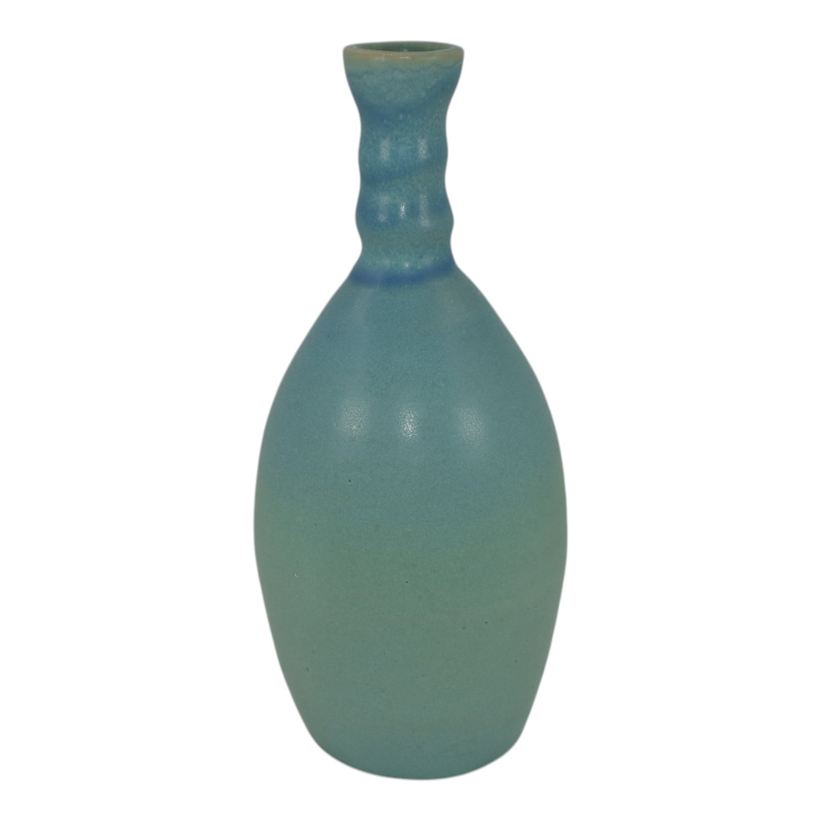 Van Briggle Vintage Art Pottery Original Hand Thrown Blue Ceramic Vase (1 of 6)