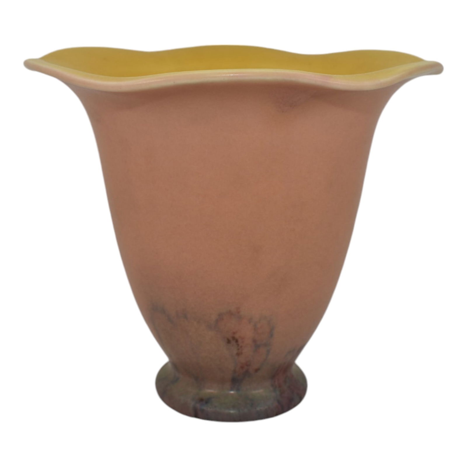 Rookwood 1930 Vintage Art Pottery Pink And Yellow Floral Ceramic Vase 2737 Jones (1 of 6)