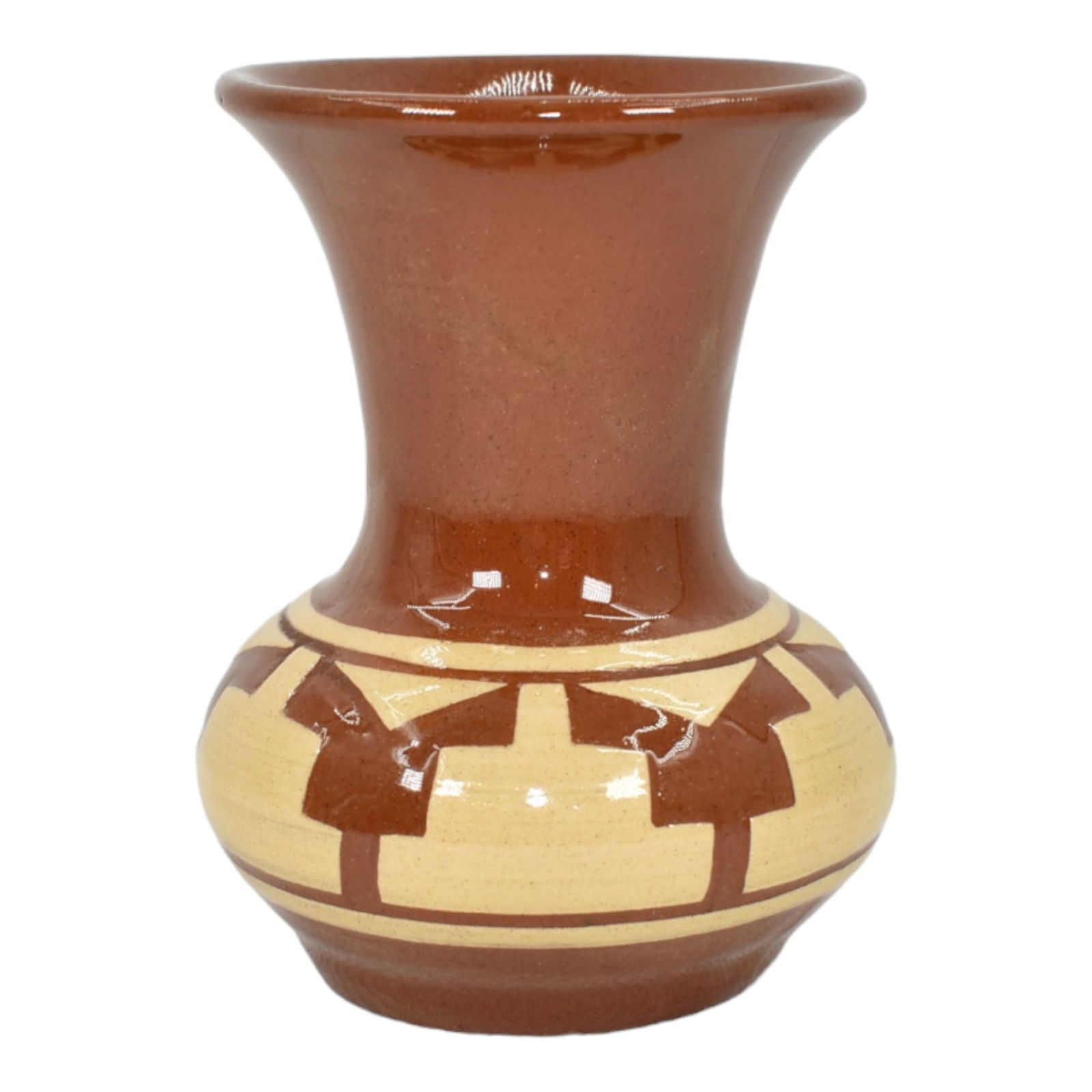 Pine Ridge Sioux Dakota Pottery Hand Made Native American Cabinet Vase Irving (1 of 7)