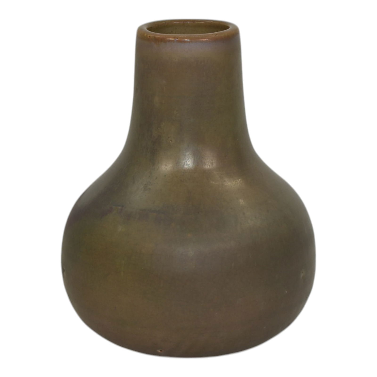 Pewabic 1930s Vintage Arts and Crafts Pottery Hand Made Gray Ceramic Vase (1 of 6)