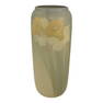 Weller Hudson 1920s Vintage Art Pottery Hand Painted Gray Yellow Ceramic Vase