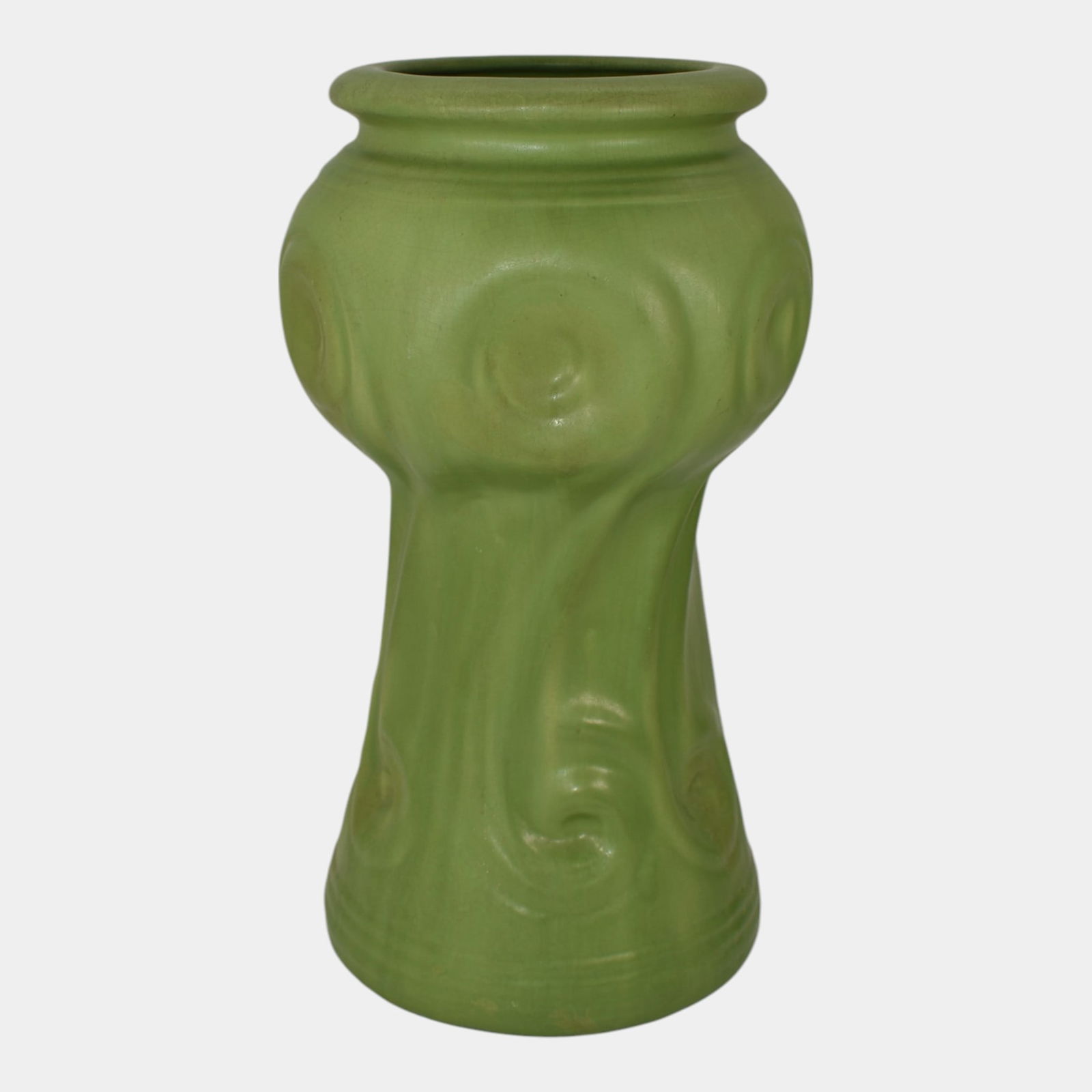 Weller Matte Green Vintage Arts and Crafts Pottery Ceramic Vase (1 of 6)