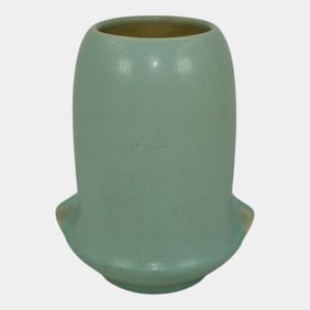 Van Briggle 1906 Vintage Arts And Crafts Pottery Blue Green Ceramic Vase 481