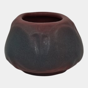 Van Briggle 1920s Vintage Art Pottery Mulberry Leaves Ceramic Vase 698