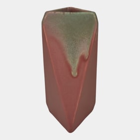 Muncie 1920s Reuben Haley Ruba Rombic Art Deco Pottery Vase 309