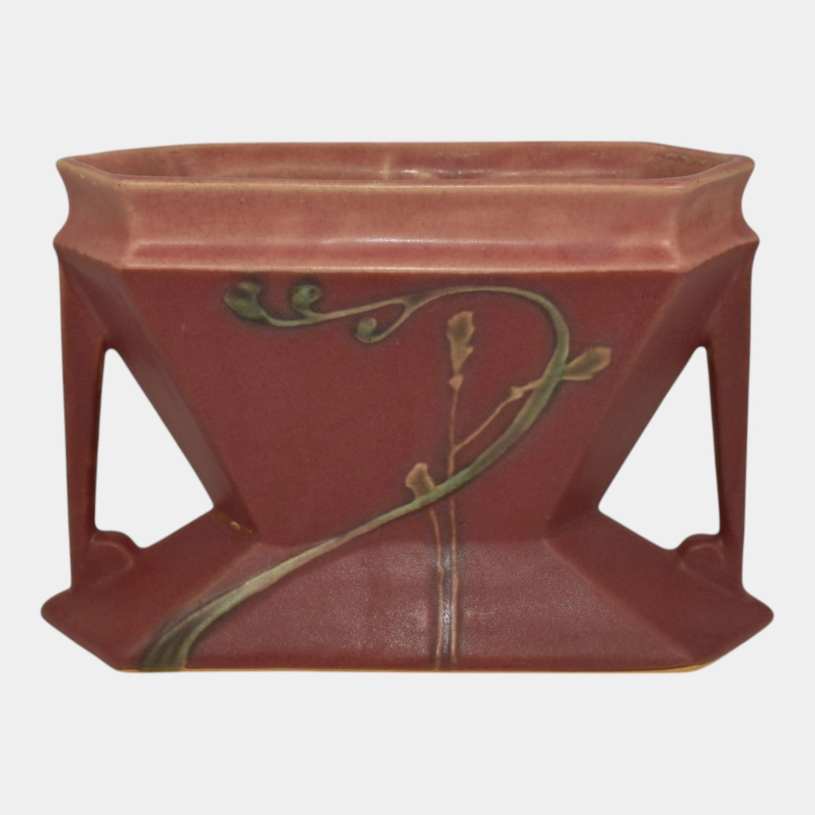 Roseville Futura 1928 Vintage Art Deco Pottery Ceramic Vase 85-4 (1 of 6)