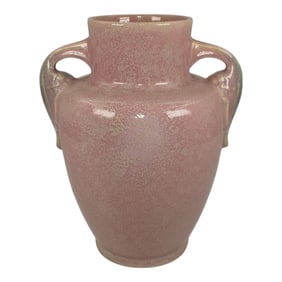 Roseville Tuscany Pink 1927 Art Deco Pottery Ceramic Flower Vase 344-8