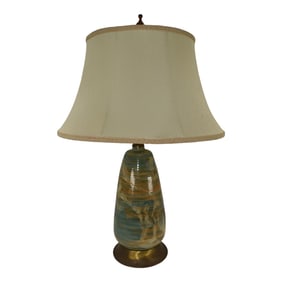 Vintage Studio Pottery Art Deco Ceramic Horse Lamp