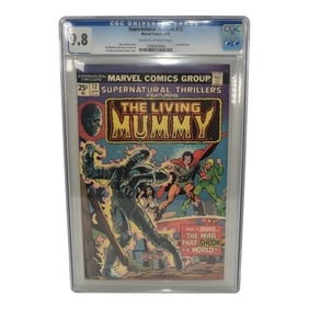 Supernatural Thrillers 12 Graded CGC 9.8 Bronze Age Marvel Horror Comic Book
