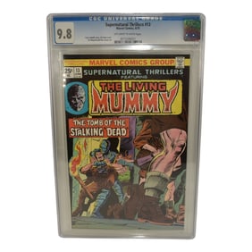 Supernatural Thrillers 13 Graded CGC 9.8 Bronze Age Marvel Horror Comic Book