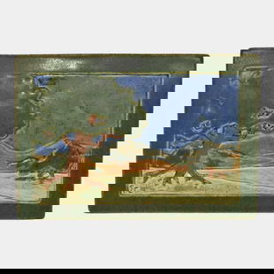 Terracroft Studio Roycroft Pottery Scenic Ceramic Tile: We offer in house shipping on all items. Plus spend $2000 on winning bids and your shipping is free. Terracroft Studio Roycroft Pottery Scenic Ceramic Tile Scenic tile depicting a beautiful open