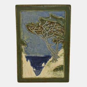 Terracroft Studio Roycroft Arts And Crafts Pottery Scenic Ceramic Tile