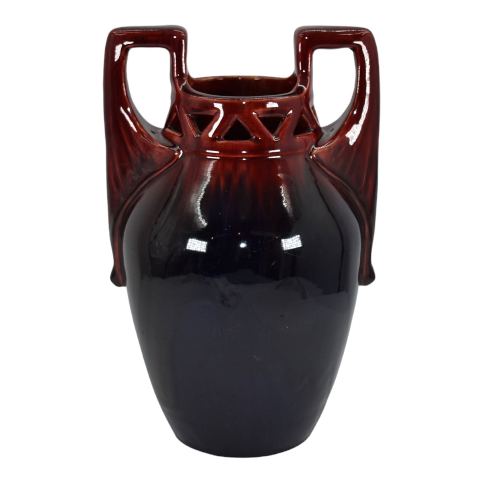 Michael Andersen Denmark Scandinavian Vintage Art Pottery Red Ceramic Vase 633 (1 of 6)