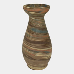 Niloak Mission Swirl 1925-30s Vintage Hand Made Art Pottery 6" Vase