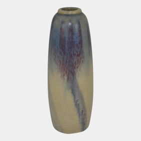 Van Briggle 1903 Arts And Crafts Pottery Painted Matte Ceramic Vase