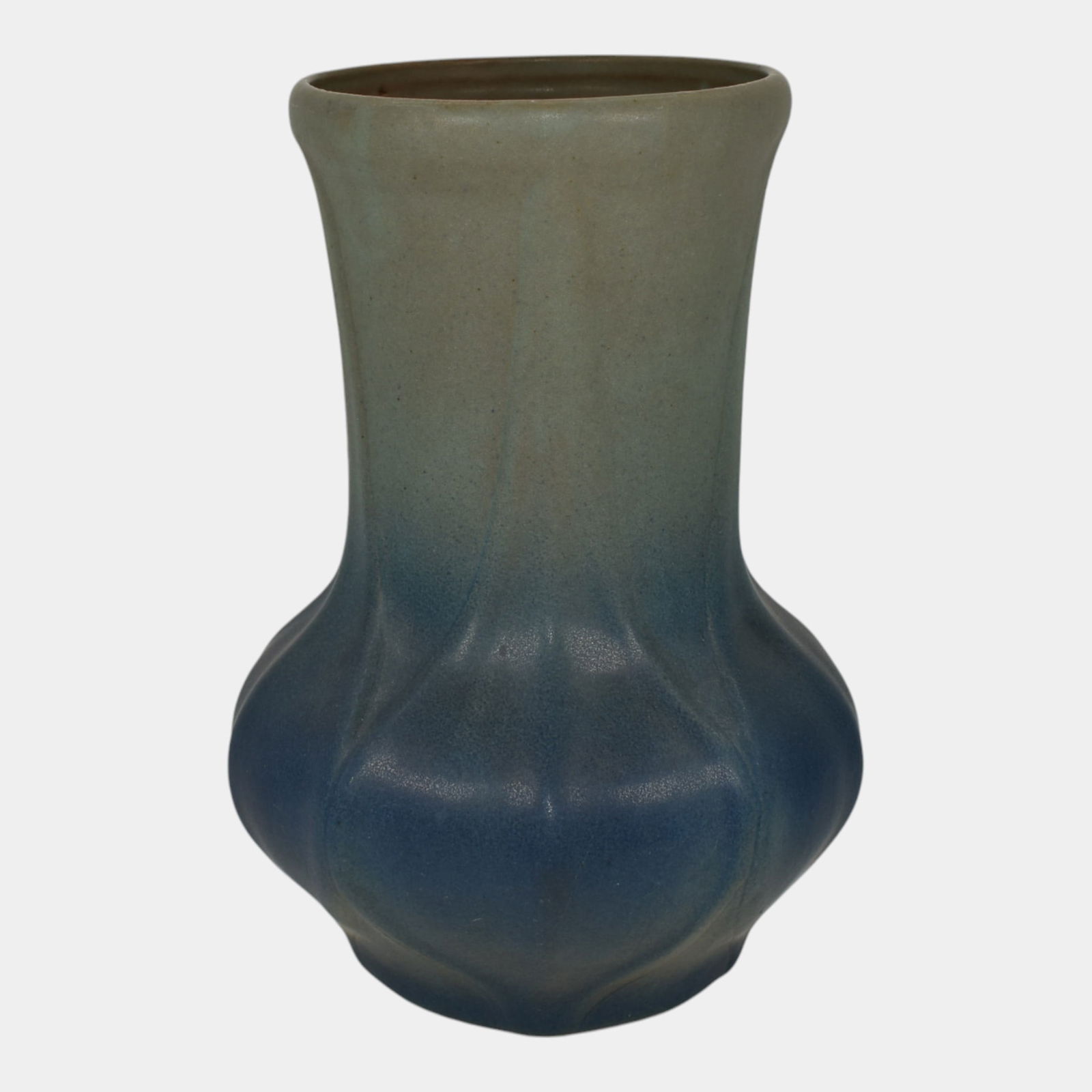 Van Briggle Late 1910s Vintage Arts And Crafts Pottery Blue Ceramic Vase (1 of 6)