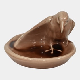 Rookwood Mid Century Modern Art Pottery Wine High Glaze Rook Tray 1139