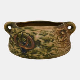 Roseville Imperial I 1921 Vintage Art And Crafts Pottery Ceramic Bowl 251-6