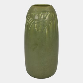 Rookwood 1923 Vintage Arts And Crafts Pottery Green Vase 1889