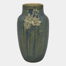 Newcomb College 1917 Vintage Arts and Crafts Pottery Ceramic Vase Irvine