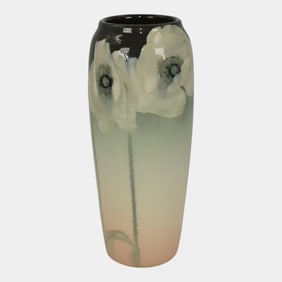 Rookwood 1907 Iris Glaze Art Pottery Green Ceramic Vase 951E Bishop
