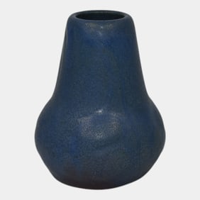 Van Briggle 1907-12 Vintage Arts And Crafts Pottery Blue Vase