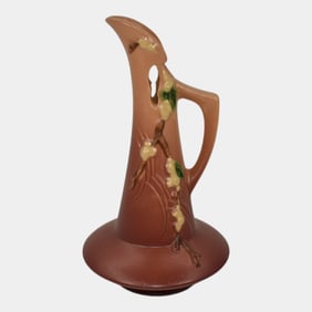 Roseville Snowberry Pink 1947 Vintage Art Pottery Ceramic Ewer 1TK-10