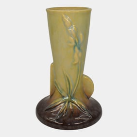 Roseville Wincraft Green 1948 Mid Century Modern Art Pottery Ceramic Vase 281-6