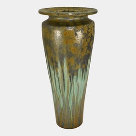 Bulldog Studio Seagrove North Carolina Pottery Crystalline Vase Gholson