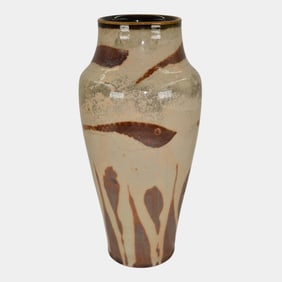 Bulldog Studio Pottery Seagrove North Carolina Fish Ceramic Vase Gholson