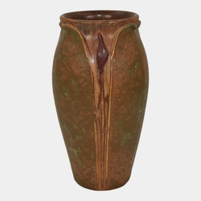 Ephraim Faience 2012 Experimental Hand Made Pottery Ceramic Vase