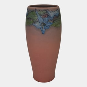 Rookwood Pottery 1921 Vellum Sally Coyne Vase 2023D