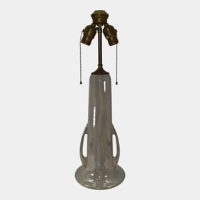 Roseville Lustre Gray 1922 Vintage Art Pottery Ceramic Lamp 179-14