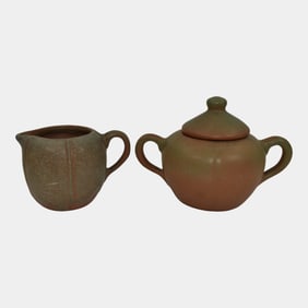 Van Briggle USA 1922-26 Vintage Arts And Crafts Pottery Sugar Creamer