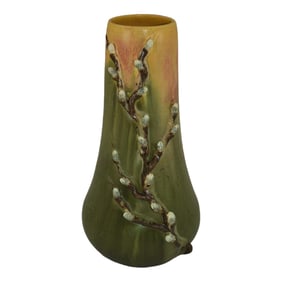 Ephraim Faience 2006 Arts and Crafts Art Pottery Pussy Willow Ceramic Vase 505
