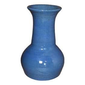 Pine Ridge Sioux Dakota Art Pottery Hand Made Blue Native American Vase Cottier