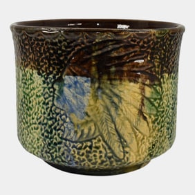Monmouth Western Stoneware 1930s Old Sleepy Eye Jardiniere Planter