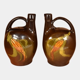 Owens Utopian Standard Glaze Corn Jug Pitchers 1266
