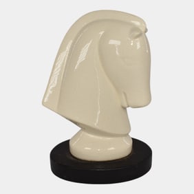 Waylande Gregory Vintage Art Pottery Ceramic Horse Bust Figurine