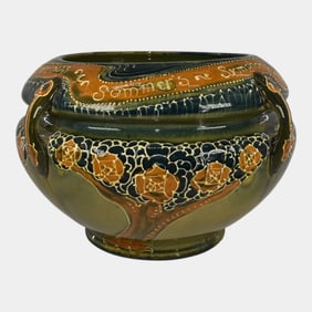 Avon Rhead 1902 Vintage Pottery Large Jardiniere Planter