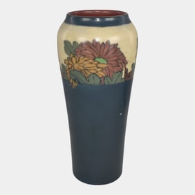 Rookwood 1918 Vintage Art Pottery Blue Ceramic Flower Vase 2039E Coyne
