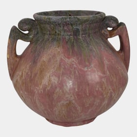 Roseville Carnelian II 1926 Vintage Art Pottery Vase 318-8