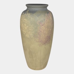 Weller Hudson 1920s Vintage Pottery Floral Vase