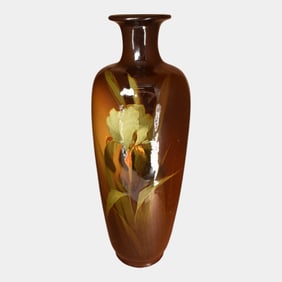 Weller Louwelsa 1900s Art Pottery Floral Floor Vase 290
