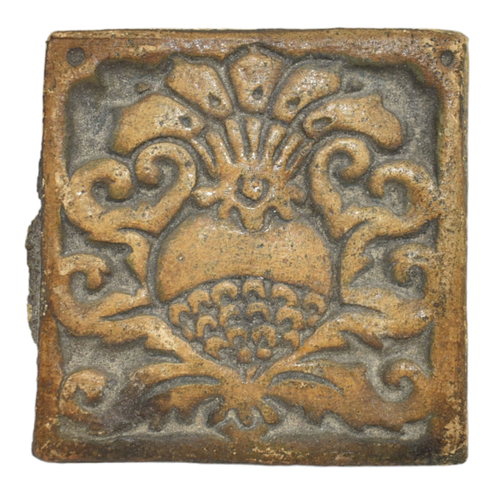 Batchelder California 1920s Vintage Art Pottery Small Decorative Ceramic Tile (1 of 6)