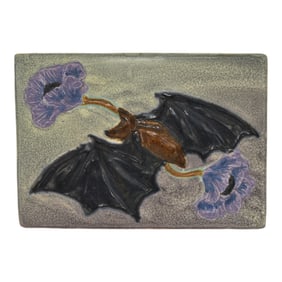 Ephraim Faience Pottery Moonlit Mission Glaze Variation Tile N53
