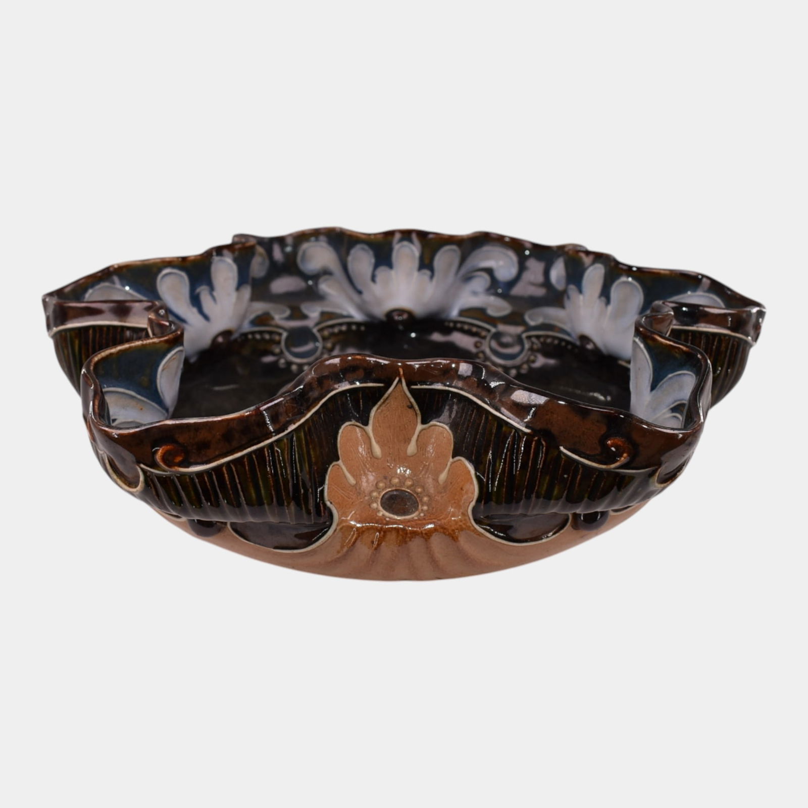 Doulton Lambeth Frank Butler Art Nouveau Pottery Ceramic Bowl 911 (1 of 6)