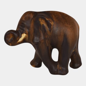 Daga Studio Vintage Art Pottery Ceramic Elephant Figurine