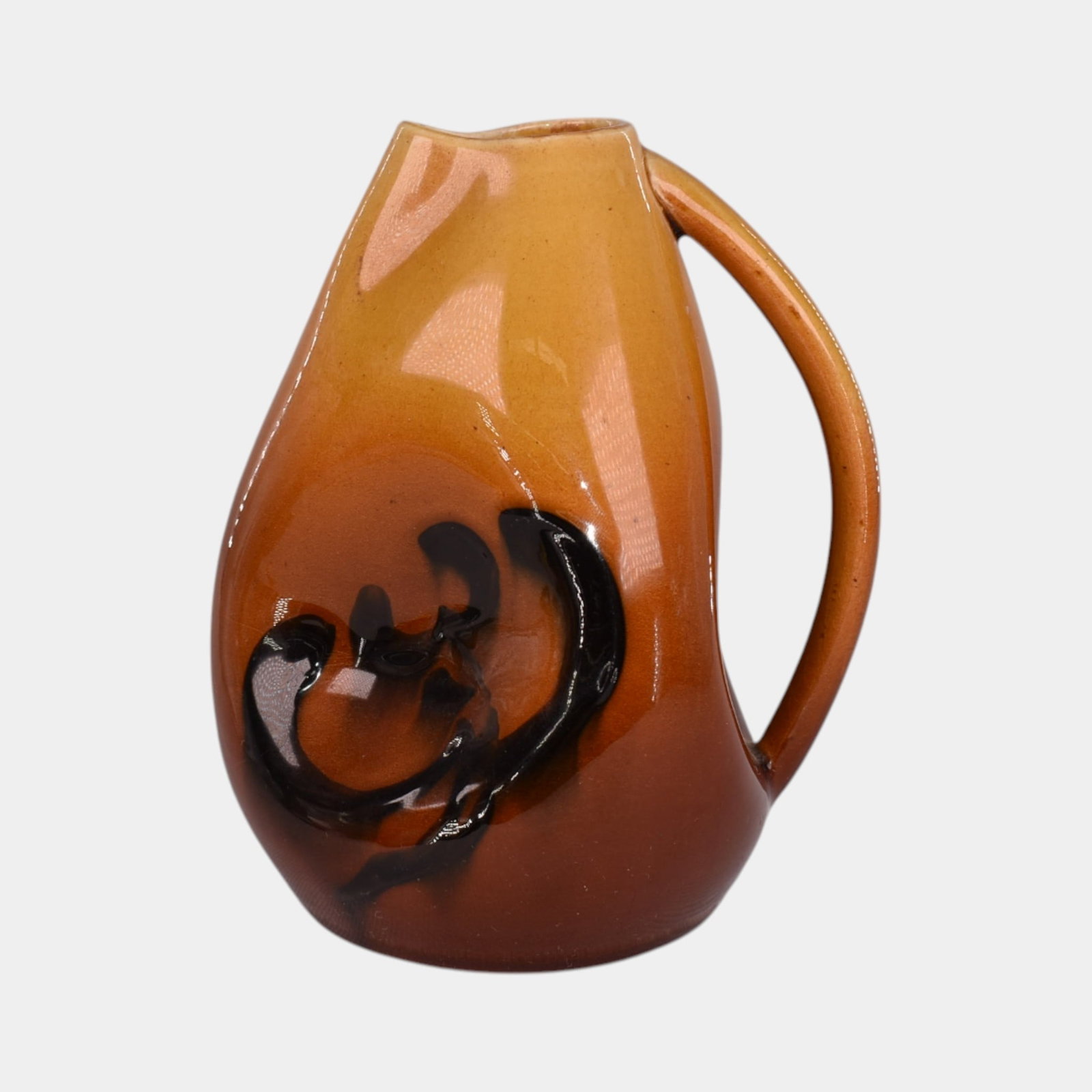 Sarrcuemines French Art Nouveau Ewer: We offer in house shipping on all items. Plus spend $2000 on winning bids and your shipping is free. Sarrcuemines French Art Nouveau Ewer Excellent original condition. No chips, cracks, damage or repa